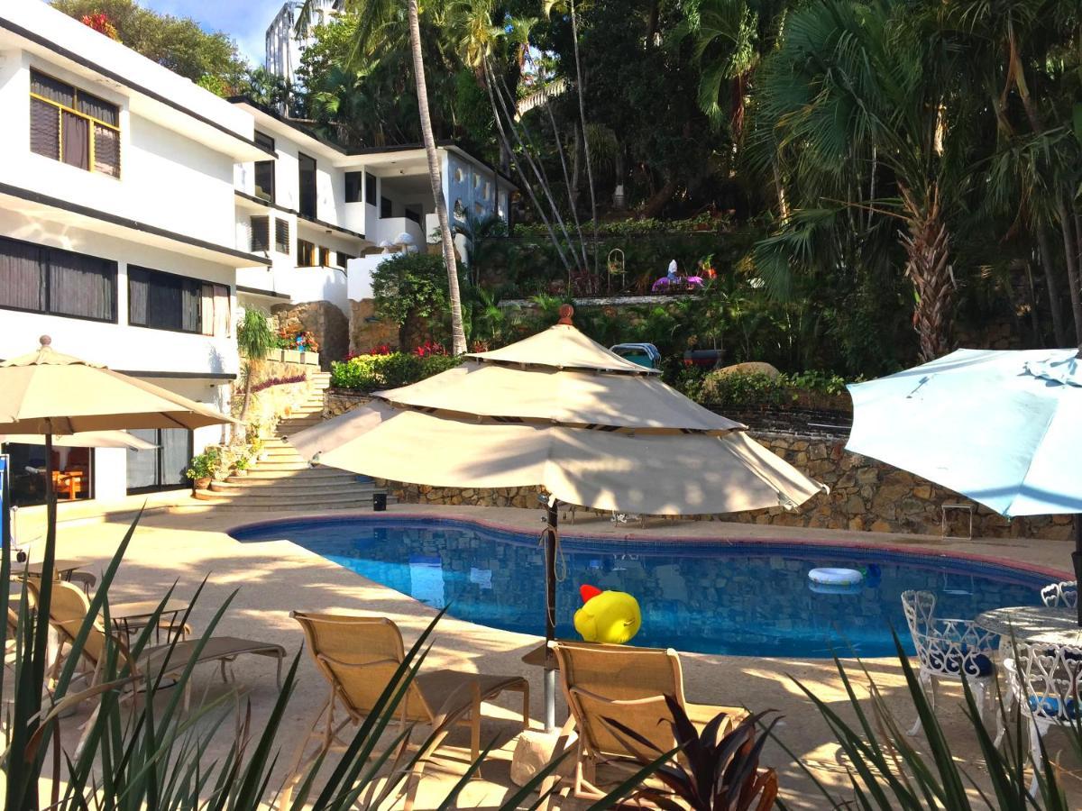 Villa Guitarron Gran Terraza Vista Espectacular 6 Huespedes Piscina Gigante Acapulco Exterior photo