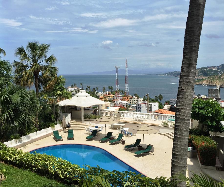 Villa Guitarron Gran Terraza Vista Espectacular 6 Huespedes Piscina Gigante Acapulco Exterior photo