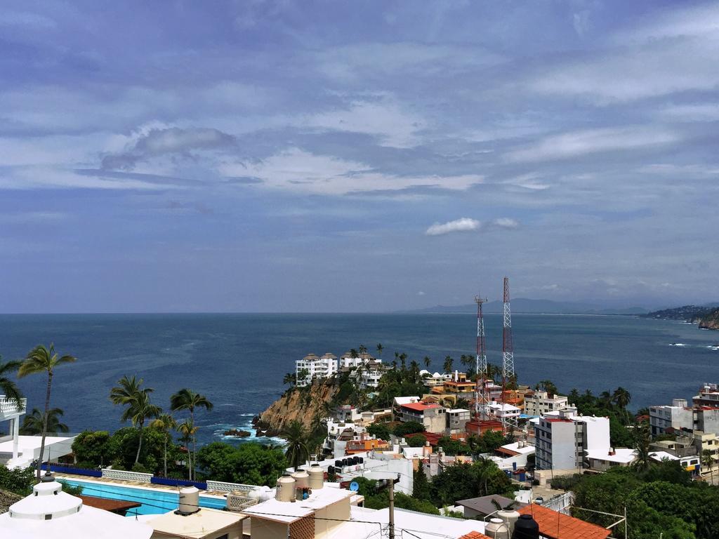 Villa Guitarron Gran Terraza Vista Espectacular 6 Huespedes Piscina Gigante Acapulco Exterior photo