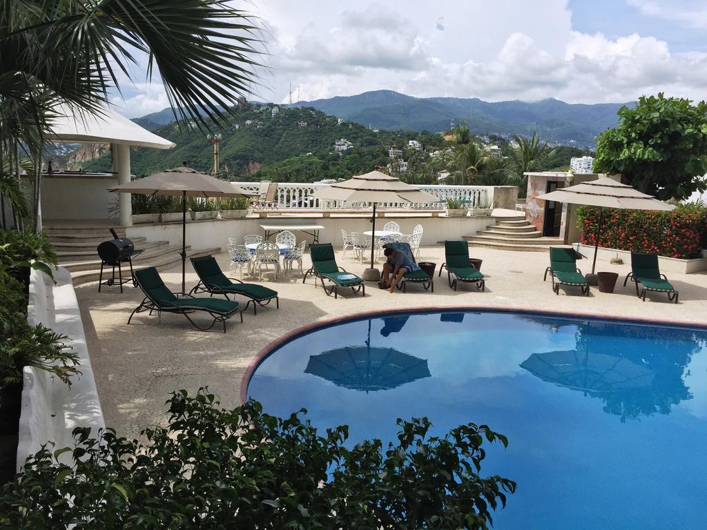 Villa Guitarron Gran Terraza Vista Espectacular 6 Huespedes Piscina Gigante Acapulco Exterior photo